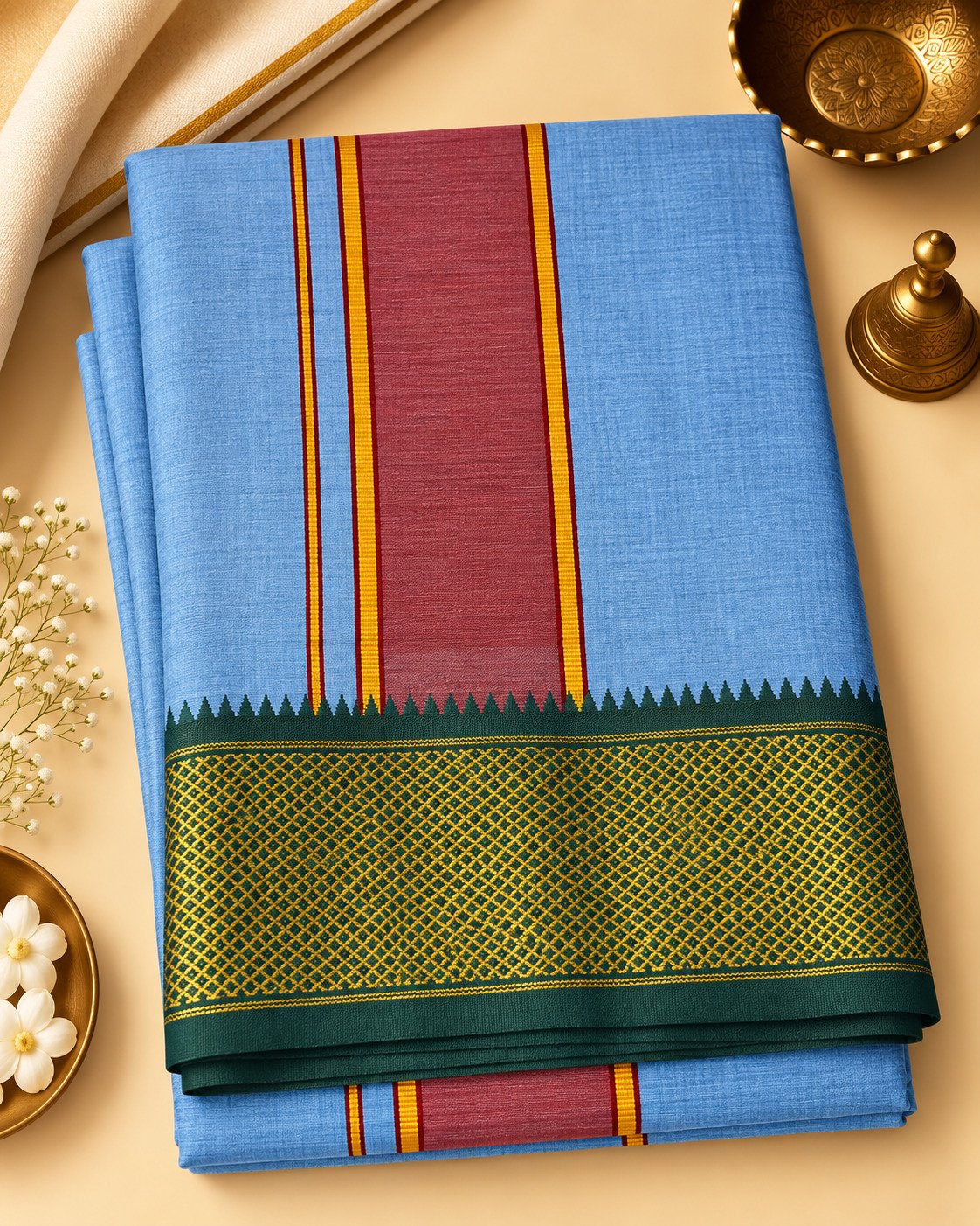 Vastram 16K Mayilkan Dyed - Image 2