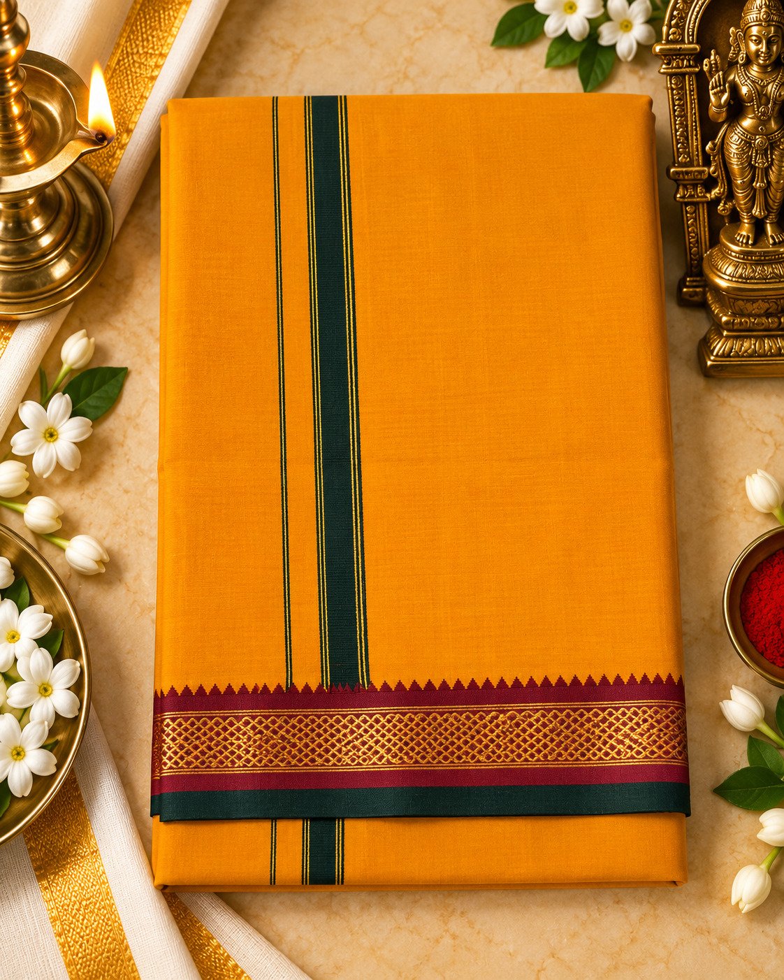 Vastram 7K Mayilkan Dyed - Image 3