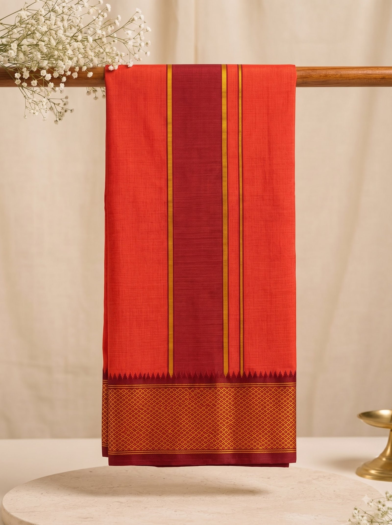 Vastram 16K Mayilkan Dyed - Image 1